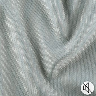 Tissu chanvre isolation phonique grande largeur bleu