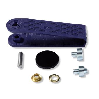 Œillets et rondelles, 5,0mm, bruni