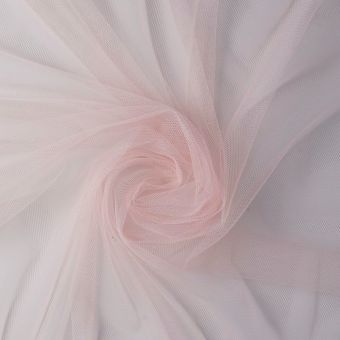 Tissu tulle doux rose grande largeur