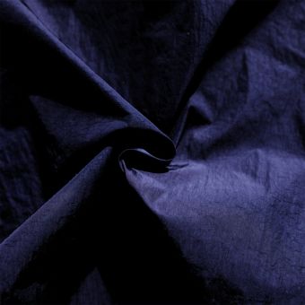 Tissu déperlant uni bleu marine