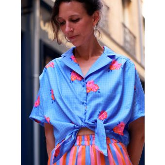 Patron Wayra chemise à nouer pour femme du 2XS au 4XL - Marmaï