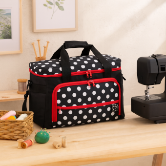 Sac pour machines à coudre Polka Dots