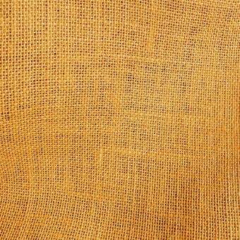 Toile jute colorée unie orange