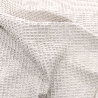 Tissu nid d'abeille collection RUCHE Lin