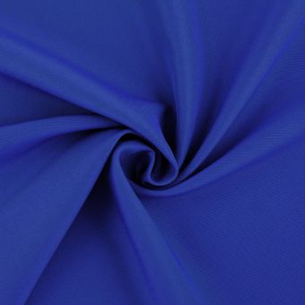 Tissu polyester burlington bleu roi