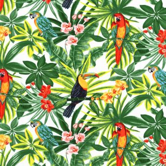 Tissu bachette exotique grande largeur