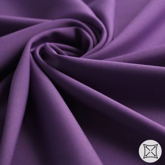 Tissu maillot de bain uni violet
