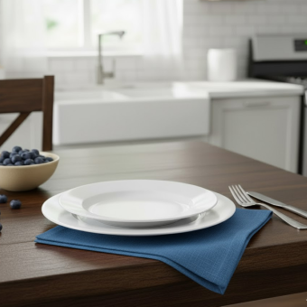 Serviette de table Essentiel bleue