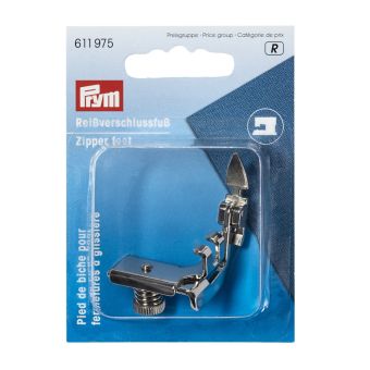 Pied de biche pour fermetures à glissière pour machines à coudre