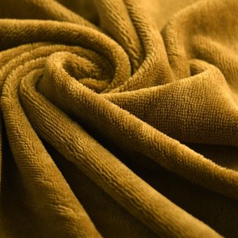 Tissu éponge Bambou douce havane