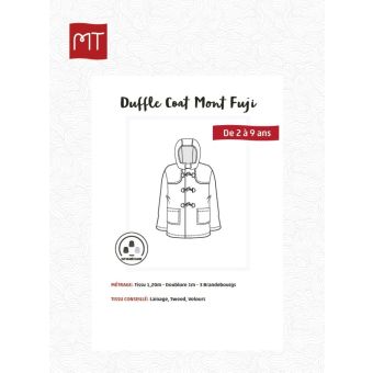 Patron duffle coat enfant