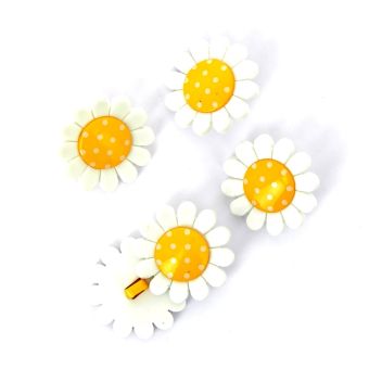 Boutons forme marguerite à queue 23mm MT