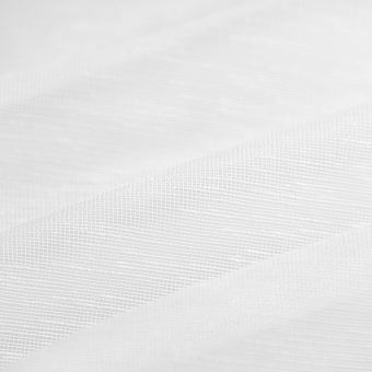 Tissu voile Gazette blanc