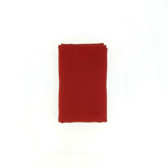 Grand coupon tissu uni 150x60cm crêpe rouge