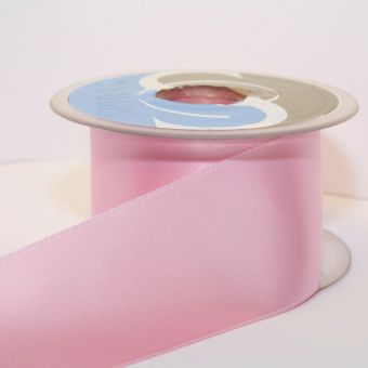 Ruban Galon Satin Double Face 50mm - Rose