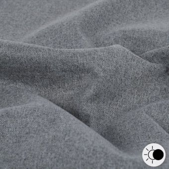 Tissu occultant grande largeur gris
