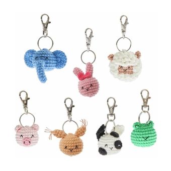 Kit de crochet Ricorumi « Porte-clés - Animaux Chingu » - Rico Design