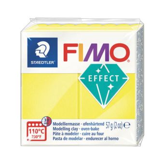 Pâte Fimo 57 g Effect Néon Jaune 8010.101
