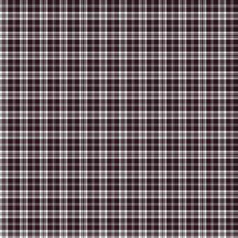 Tissu Impermeable Tartan Boho 56 Noir, coupon 1m x laize (155cm)