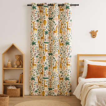 Rideau enfant baobab 140x250cm