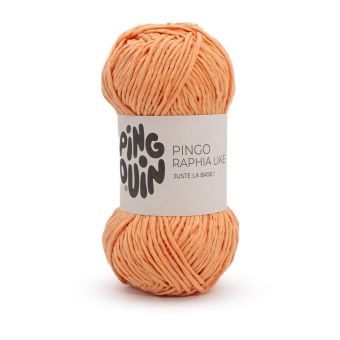 Pelote Pingo raphia like peach Pingouin
