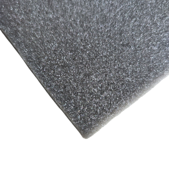 50 cm de Mousse Contrecollée de Résille de 5 mm - colori gris