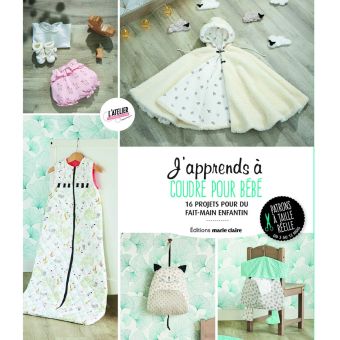 Livre J'apprends à coudre pour bébé