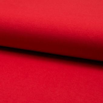 Maille Jersey de bambou uni rouge