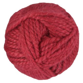 Pelote de laine Rouge Pourpre - 100% Alpaga - Gros fil - 100 gr.