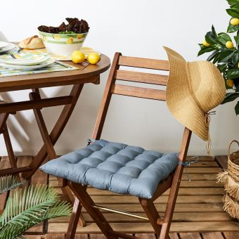 Galette de chaise ANTIBES Gris