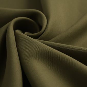 Tissu gabardine homme polyester kaki