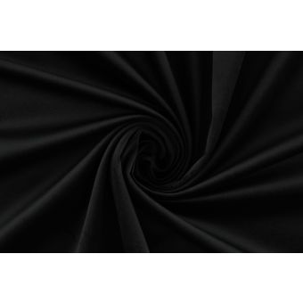 Coupon 300x140cm de Velours d'ameublement "Vittoria" NOIR 35