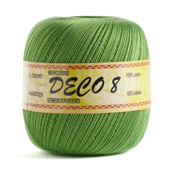 Pelote de fil à crocheter Déco8 - Vert
