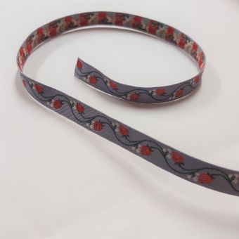 Galon fraise 13 mm mauve