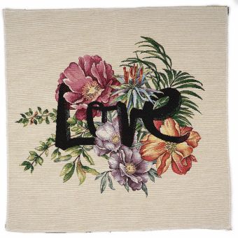 Carré jacquard love