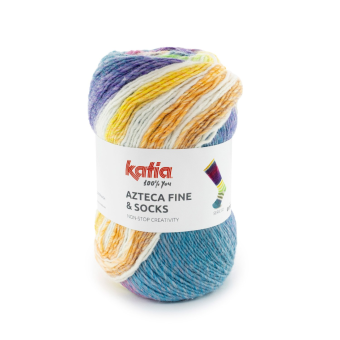 Pelote de laine Azteca fine & socks Col 55 Katia