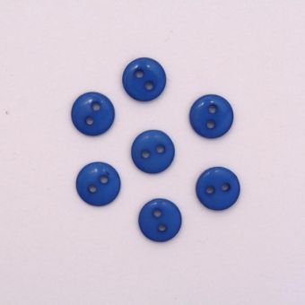 Lot de 20 Mini Boutons 9mm - Bleu Roi