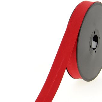 Biais coton bio rouge 20 mm 