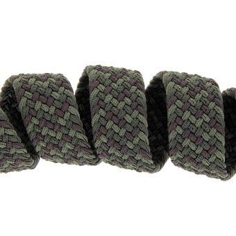 Galon élastique tressé rustique vert 35mm