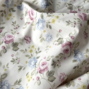 Tissu popeline de coton douce imprimé Louise - Atelier VingtSept