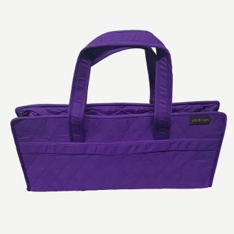 Sac de transport aiguilles laine violet