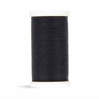 Bobine fil 100 m 100% polyester noir