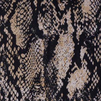 Tissu suédine peau de serpent