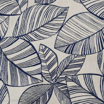 Tissu jacquard tissé teint collection MALIA Indigo