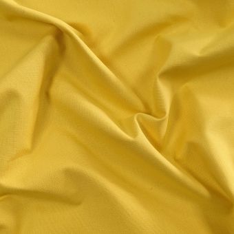 Tissu uni coton teflon DIABOLO Jaune