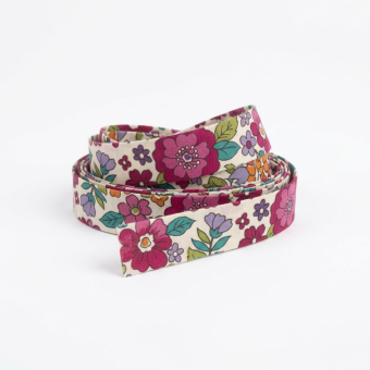 Ruban thermocollant 15mmx2m fleuri multico grandes fleurs