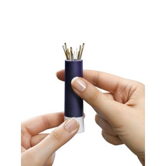 Distributeur tournant pour aiguilles bleu prune