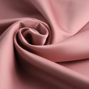 Tissu doublure satinée rose blush
