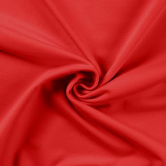 Tissu french terry uni rouge