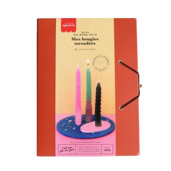 Kit DIY bougie torsadées - La Petite Épicerie
